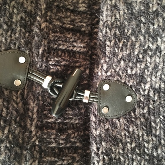MICHAEL kors Toggle Closure Poncho Sweater Gray - Picture 2 of 4